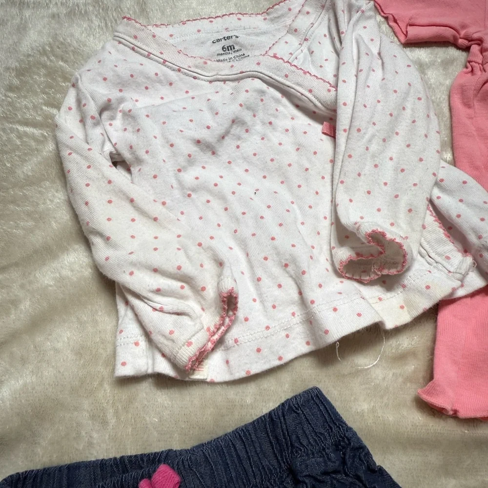 Baby Girl Clothes Bundle Lot | 6M | Carter’s and more